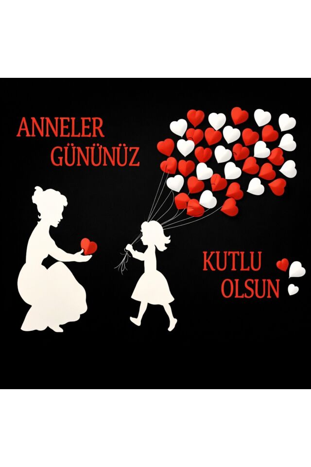 Anneler Günü Kutlu Olsun,Canım Annem Okul Etkinlik Fon 150x200 Cm