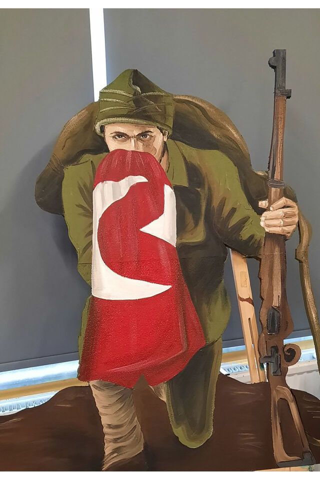 150x200 Kumaş Okul Fonları, Etkinlik Fon, 12 mart İstiklal marşı fonu, Çanakkale fonu