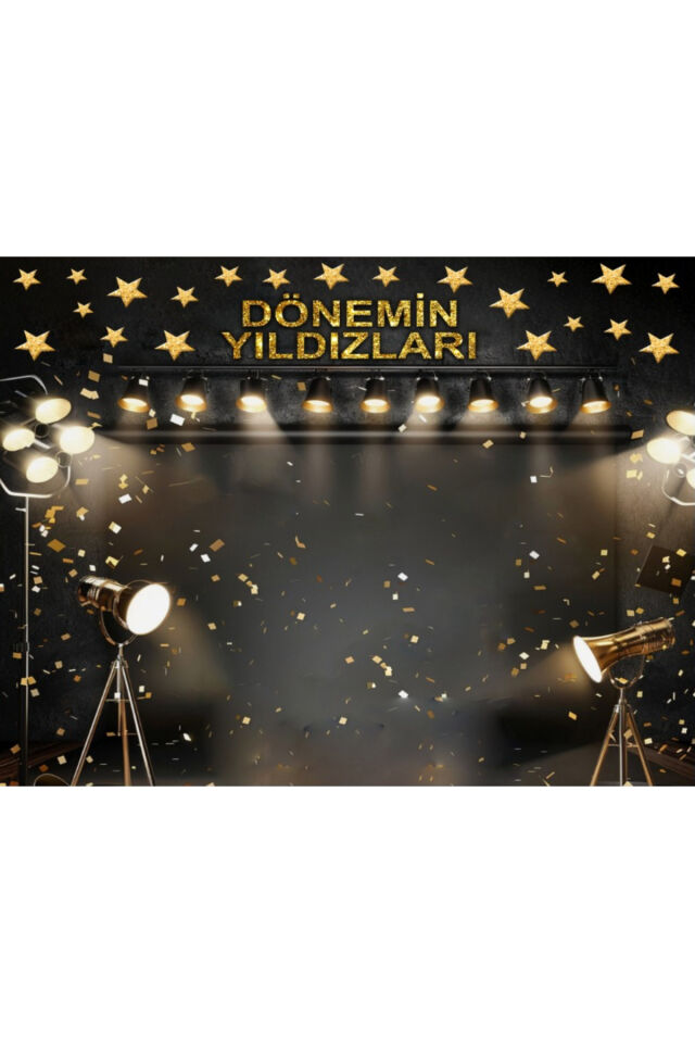 200x200 Cm EKLEME DİKİŞLİ Kumaş Okul Etkinlik Fon Karne Hatırası