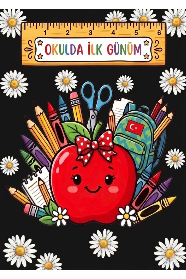 Okulda İlk Günüm,Macera Başlıyor, Okul Etkinlik 150x200 Kumaş Afiş