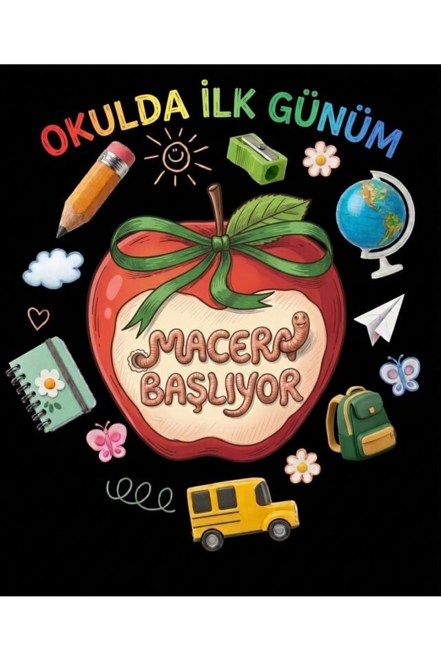 Okulda İlk Günüm, Macera Başlıyor, Okul Etkinlik Kumaş Pano