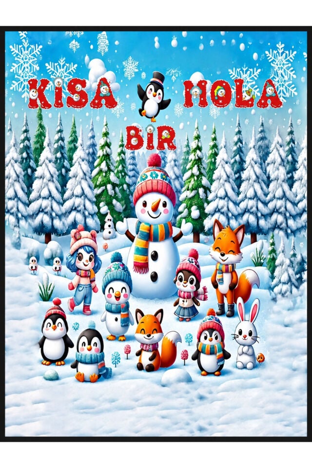 Okula Kısa Bir Mola, Okul Etkinlik, Kumaş Pano