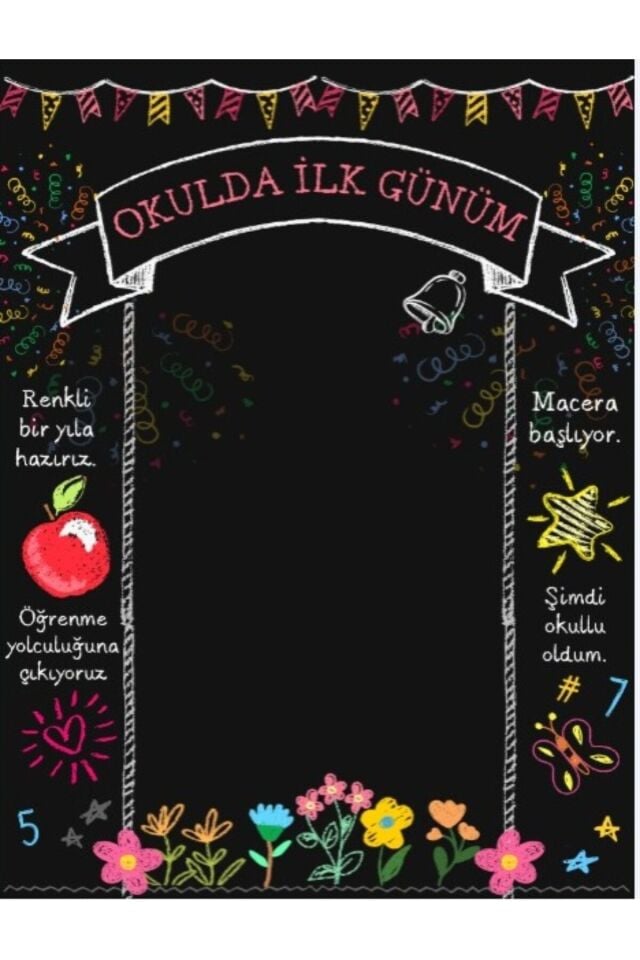 Okulda İlk Günüm, Okul Etkinlik Kumaş Pano