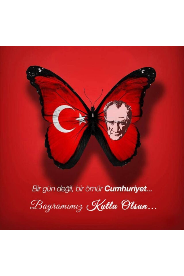 150x200 cm, 29 Ekim Cumhuriyet Bayramı, Okul Etkinlik Kumaş Fon
