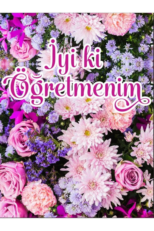 yi Ki Öğretmenim, 24 Kasım Öğretmenler Günü Okul Etkinlik Kumaş Pano