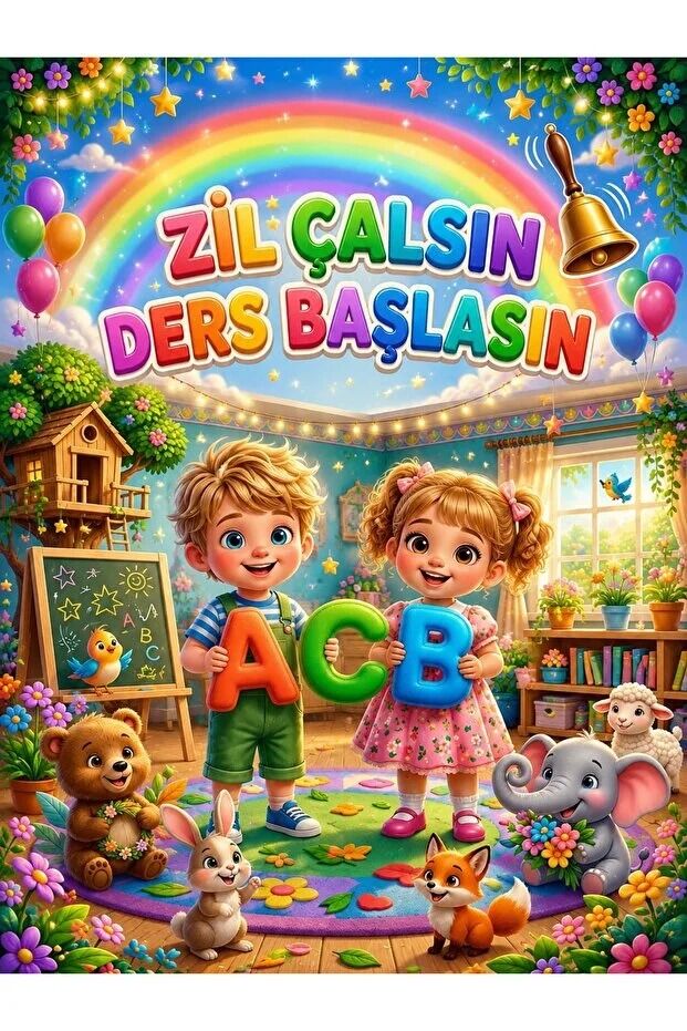 Zil Çalsın Ders Başlasın, Okul Etkinlik Kumaş Pano