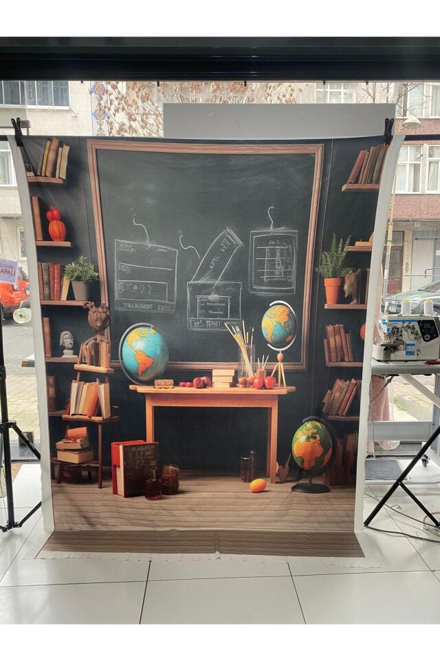 250x200 cm Ek Dikişli, Mezuniyet, Doğum Günü, Okul Etkinlik Kumaş Fon