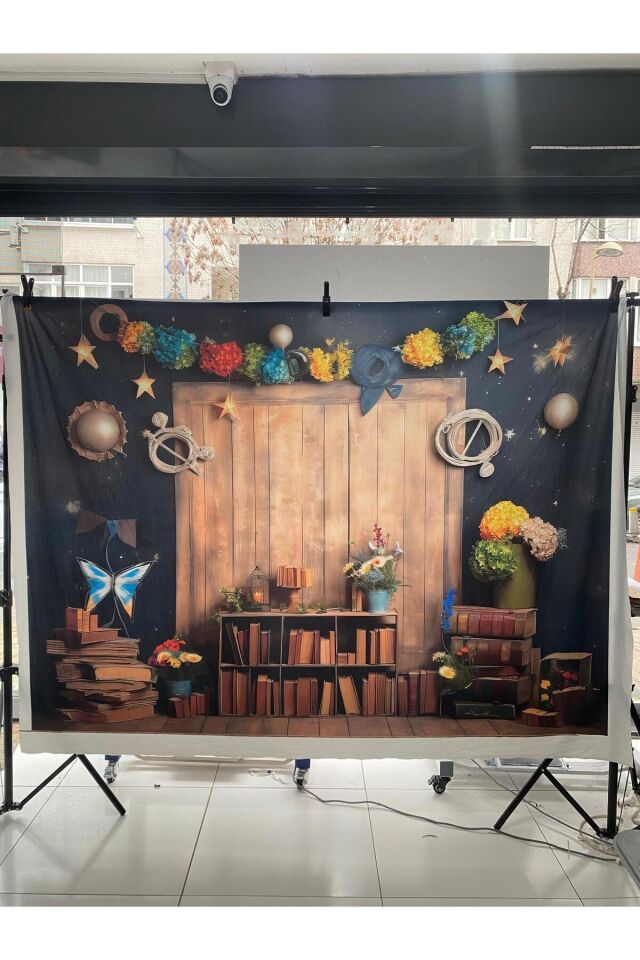 250x200 cm Ek Dikişli, Mezuniyet, Doğum Günü, Okul Etkinlik Kumaş Fon