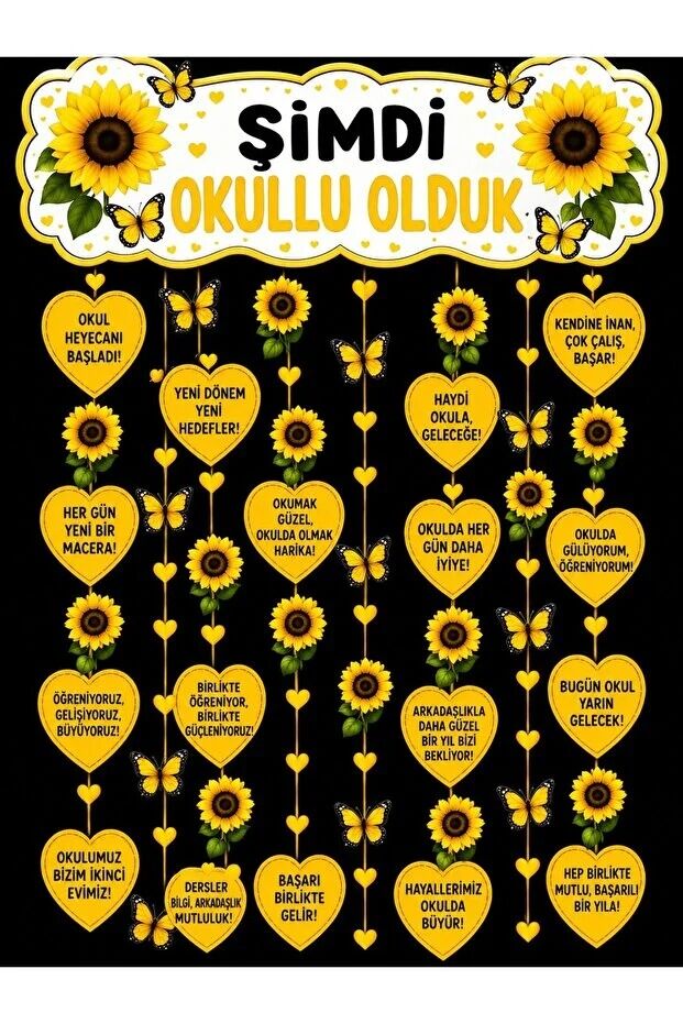 Şimdi Okullu Olduk, Okul Etkinlik Kumaş Pano