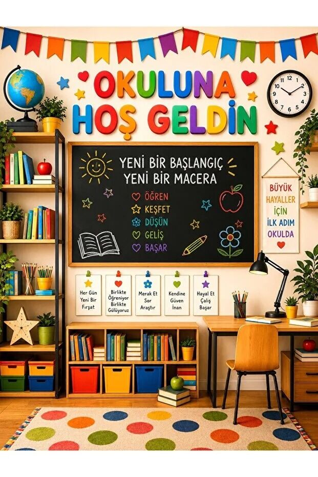 Okuluna Hoş Geldin, Okul Etkinlik Kumaş Pano
