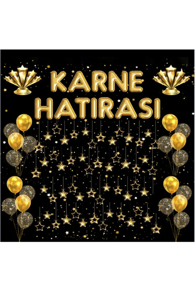 200x200 Cm EK DİKİŞLİ Kumaş Okul Etkinlik Fon Karne Hatırası