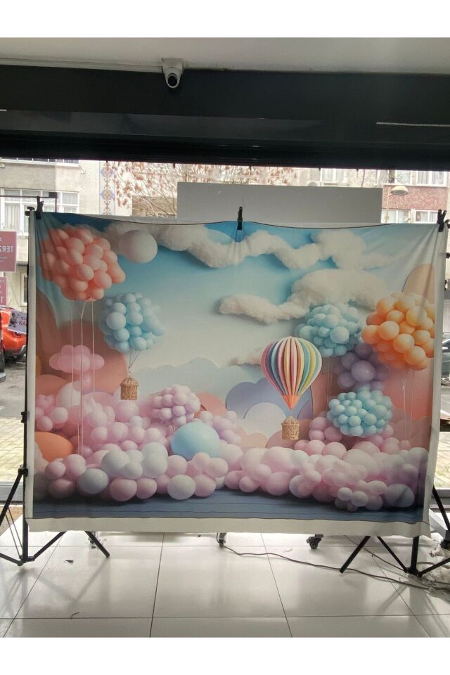 150x200 cm, Doğum Günü, Mezuniyet, Okul Etkinlik Kumaş Fon