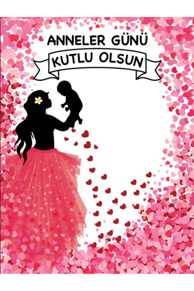 Anneler Günü Kutlu Olsun, Okul Etkinlik Kumaş Fon 250x200 Ek Dikişli