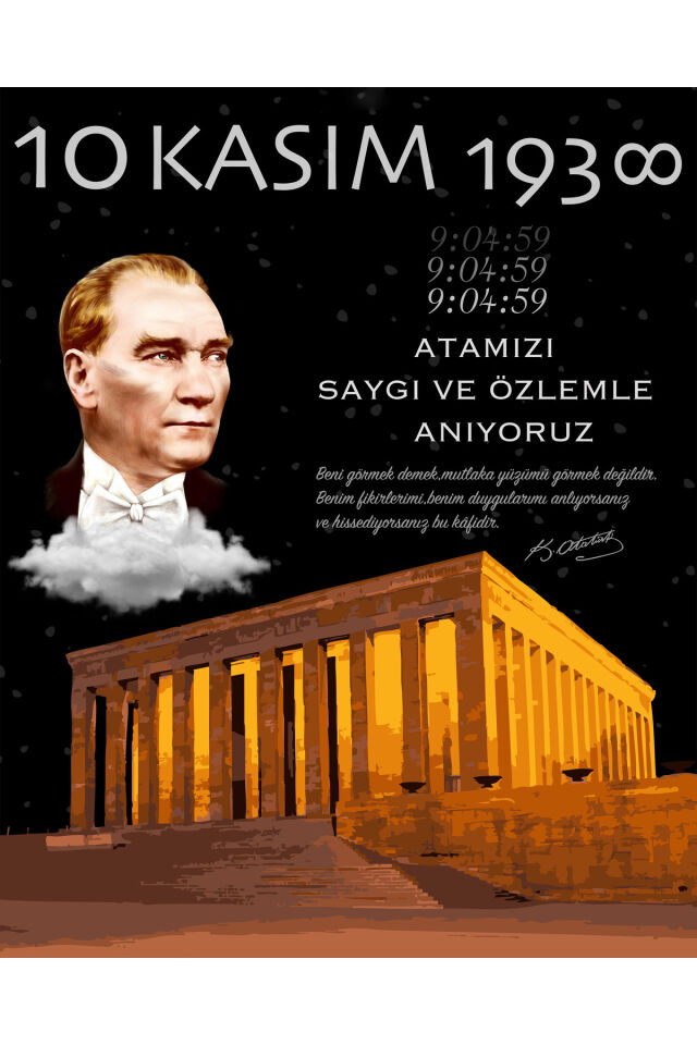 200x200 cm Ek Dikişli, 10 Kasım, Okul Etkinlik Kumaş Fon
