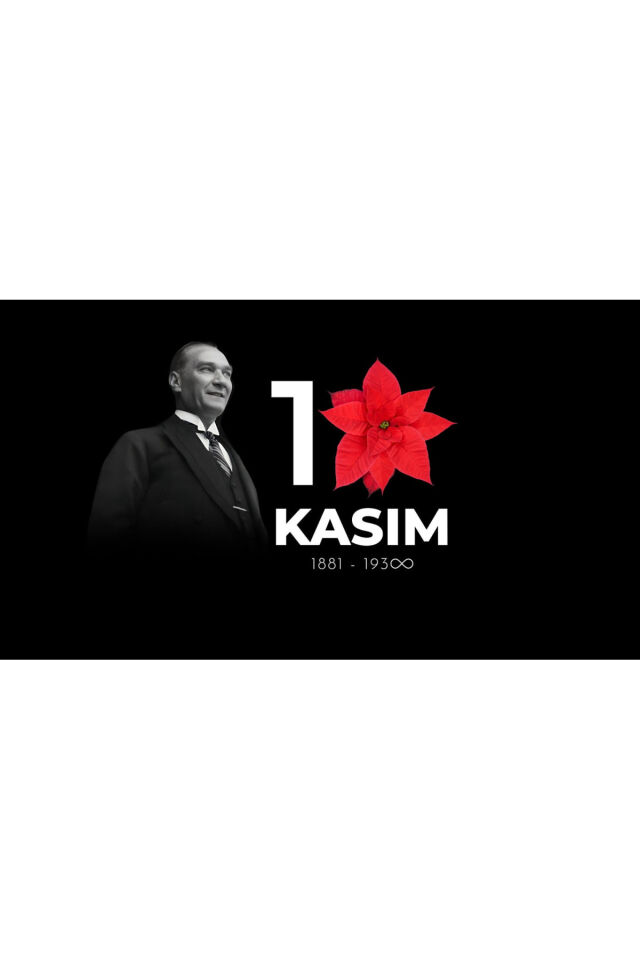 150x200 cm, 10 Kasım, Okul Etkinlik Kumaş Fon
