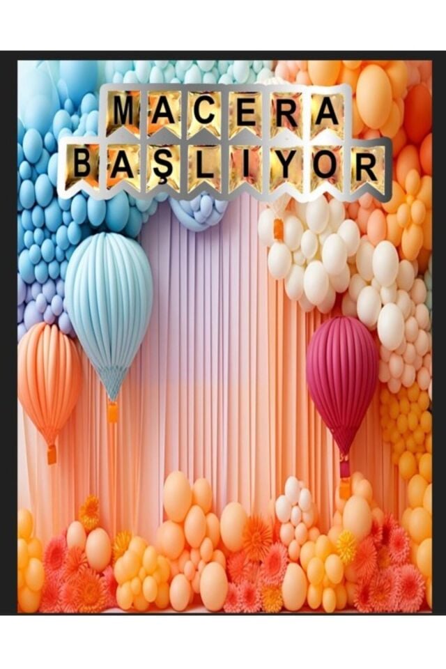 Macera Başlıyor, Okul Etkinlik Kumaş Fon