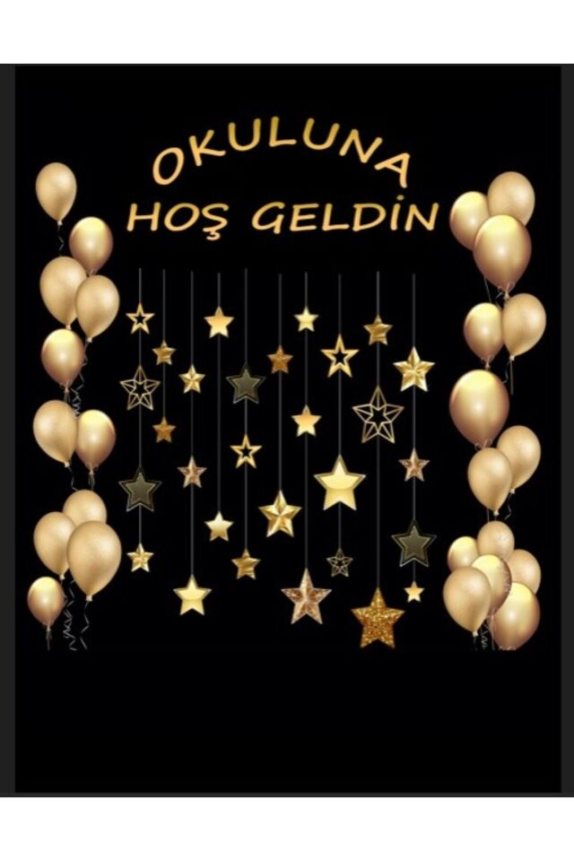 Okuluna Hoşgeldin, Okul Etkinlik Kumaş Fon 150x200