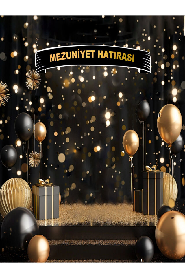 250x200 cm Ek Dikişli, Mezuniyet Hatırası, Okul Etkinlik Kumaş Fon