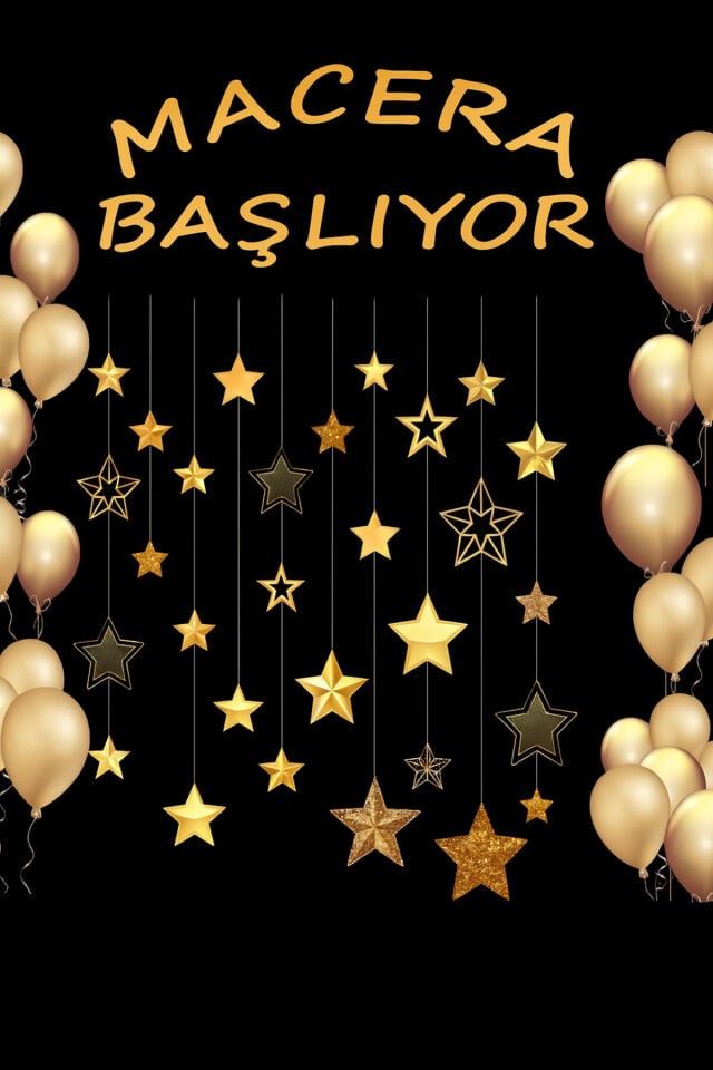 Macera Başlıyor, Okulda İlk Gün Okul Etkinlik Kumaş Fon