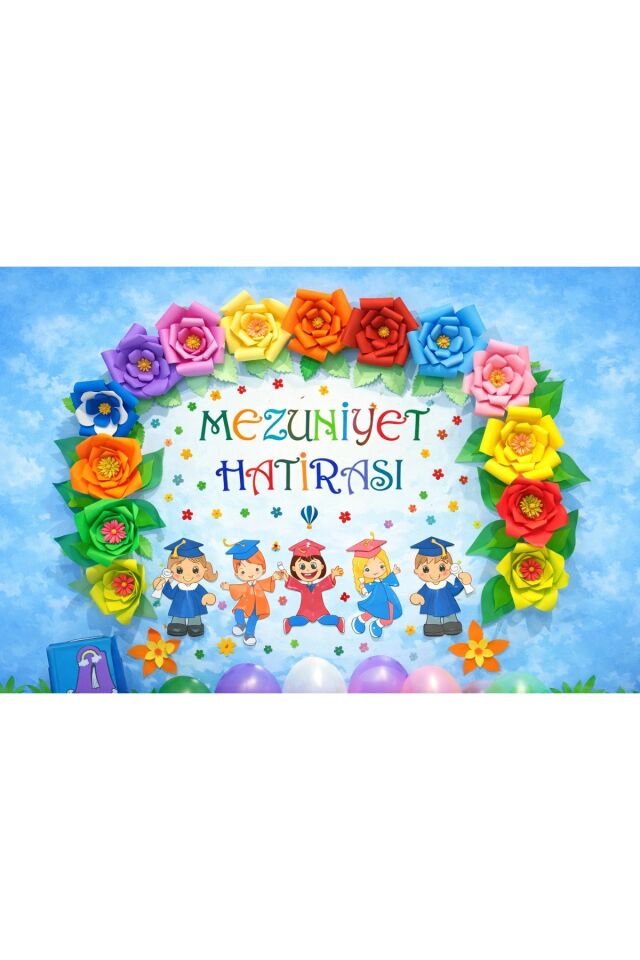 Mezuniyet Hatırası,Mezuniyet Kutlaması Arka Fon 300x250 Cm