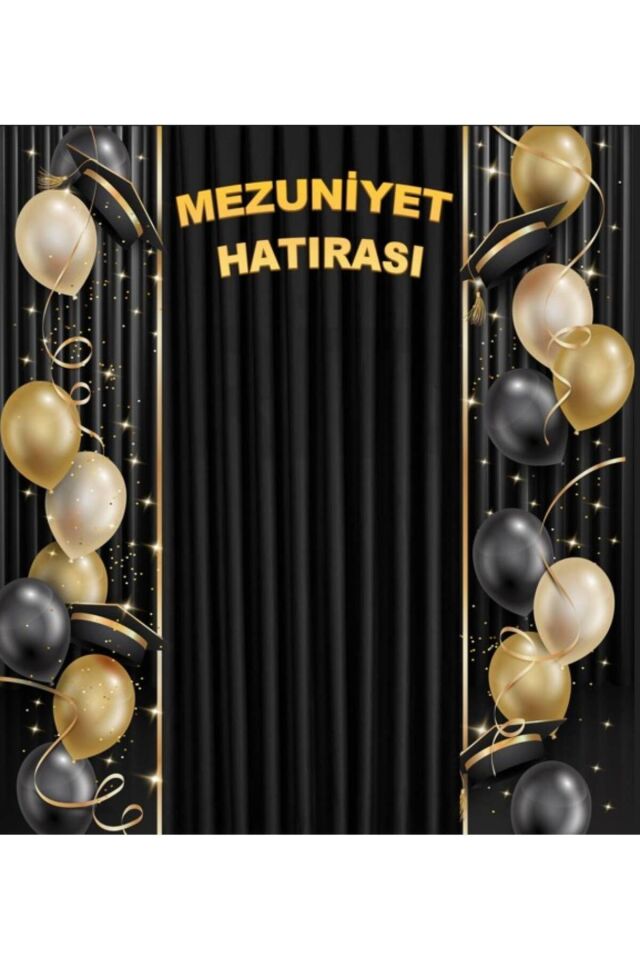 200x250 cm Ek Dikişli, Mezuniyet Hatırası, Okul Etkinlik Kumaş Pano
