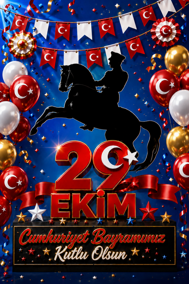 29 Ekim Cumhuriyet Bayramı, Okul Etkinlik Kumaş Pano