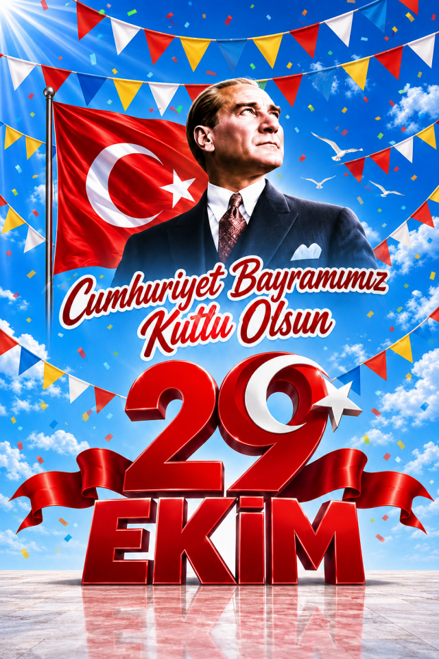 29 Ekim Cumhuriyet Bayramı, Okul Etkinlik Kumaş Pano