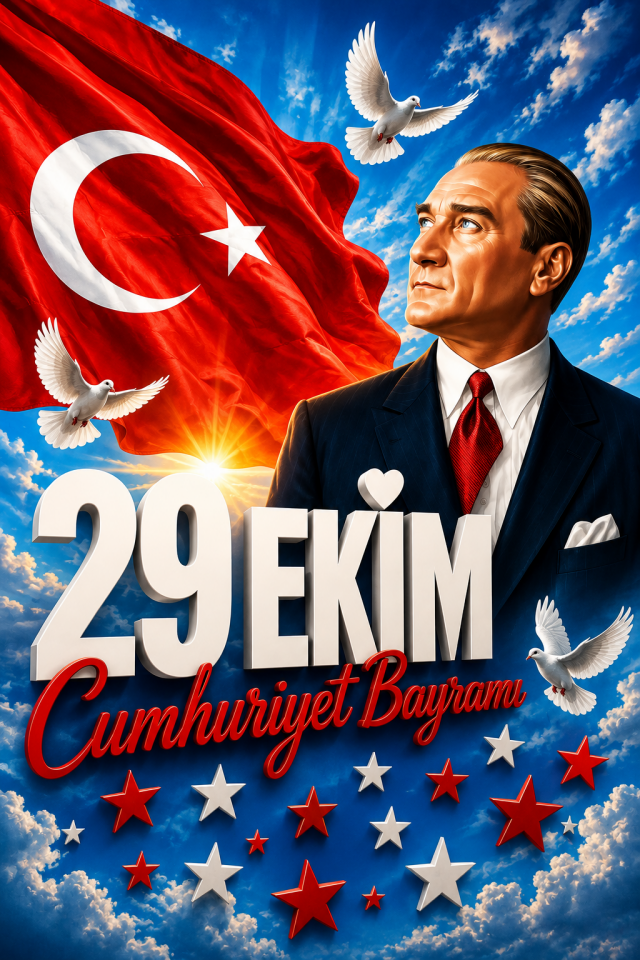 29 Ekim Cumhuriyet Bayramı, Okul Etkinlik Kumaş Pano