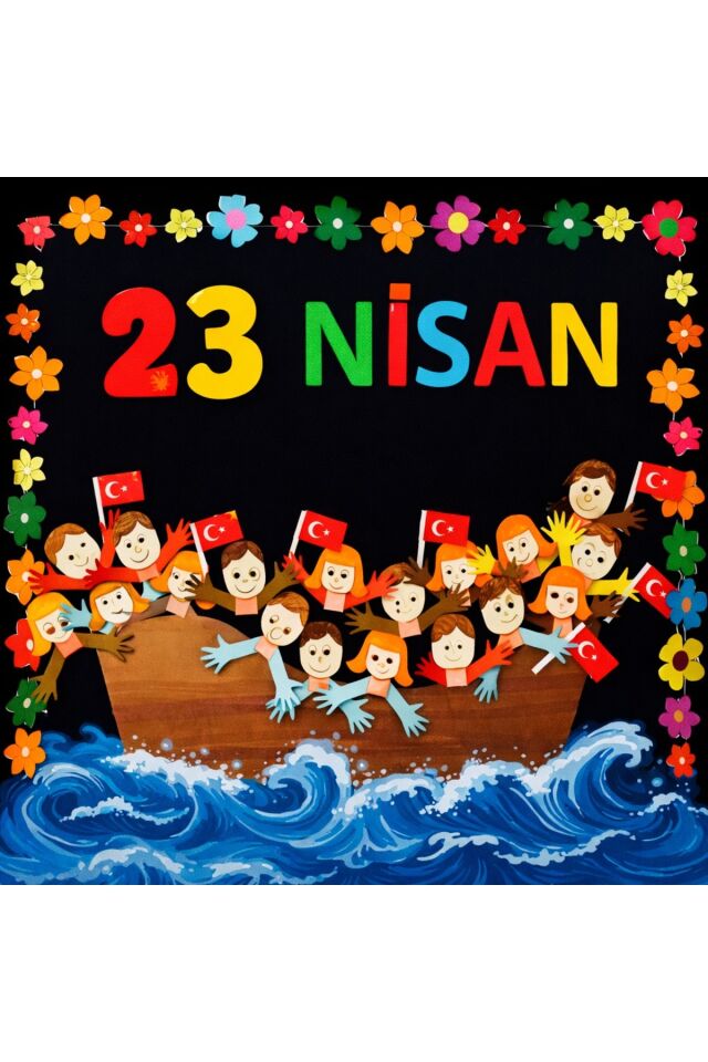 23 Nisan Kutlu Olsun Okul Etkinlik Fonları 300x250 Cm