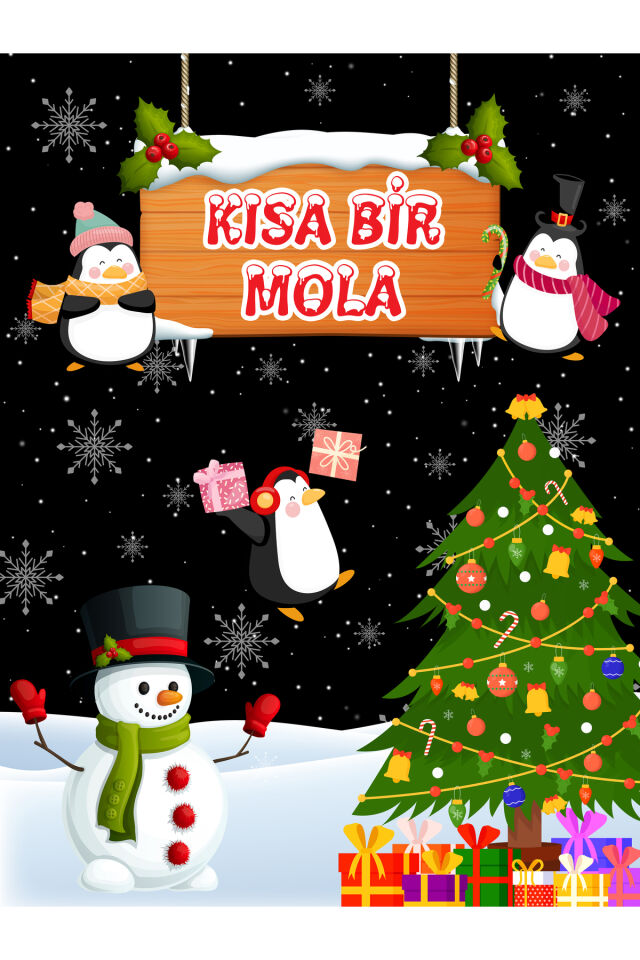 Kısa Bir Mola, Okul Etkinlik Kumaş Fon 200x200 Ek Dikişli