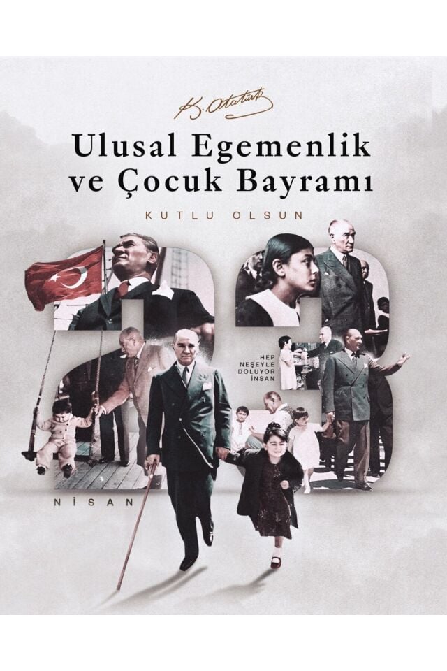150x200 cm, 23 Nisan Ulusal Egemenlik Ve Çocuk Bayramı, Okul Etkinlik Kumaş Pano