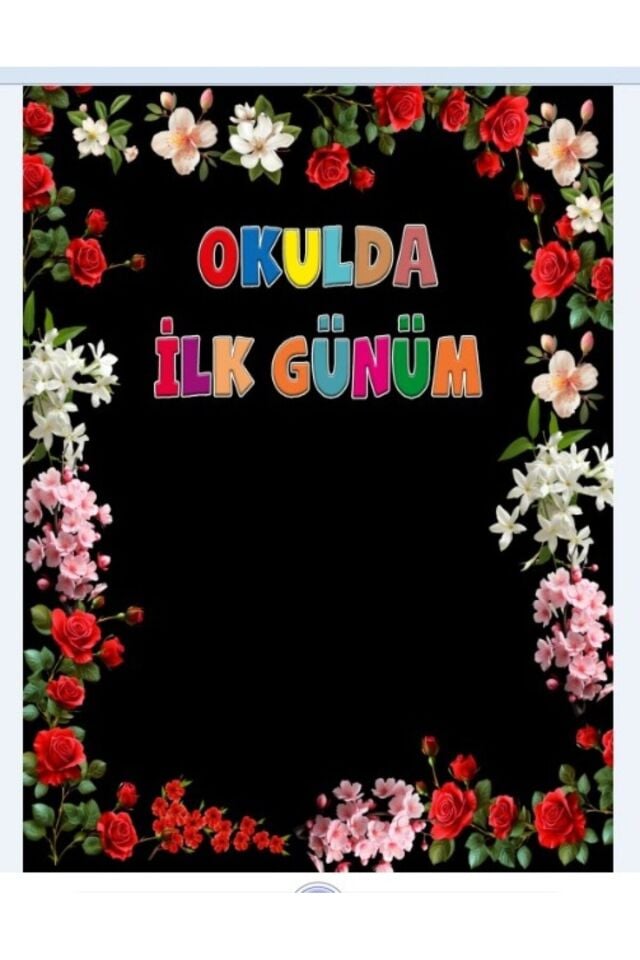 150x200 cm, Okulda İlk Günüm, Okul Etkinlik Kumaş Pano
