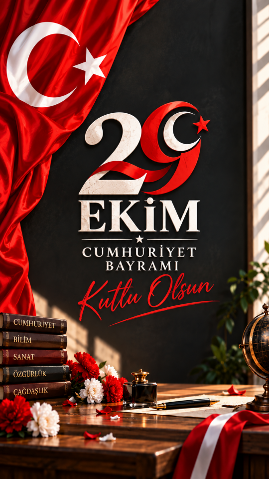 29 Ekim Cumhuriyet Bayramı, Okul Etkinlik Kumaş Pano