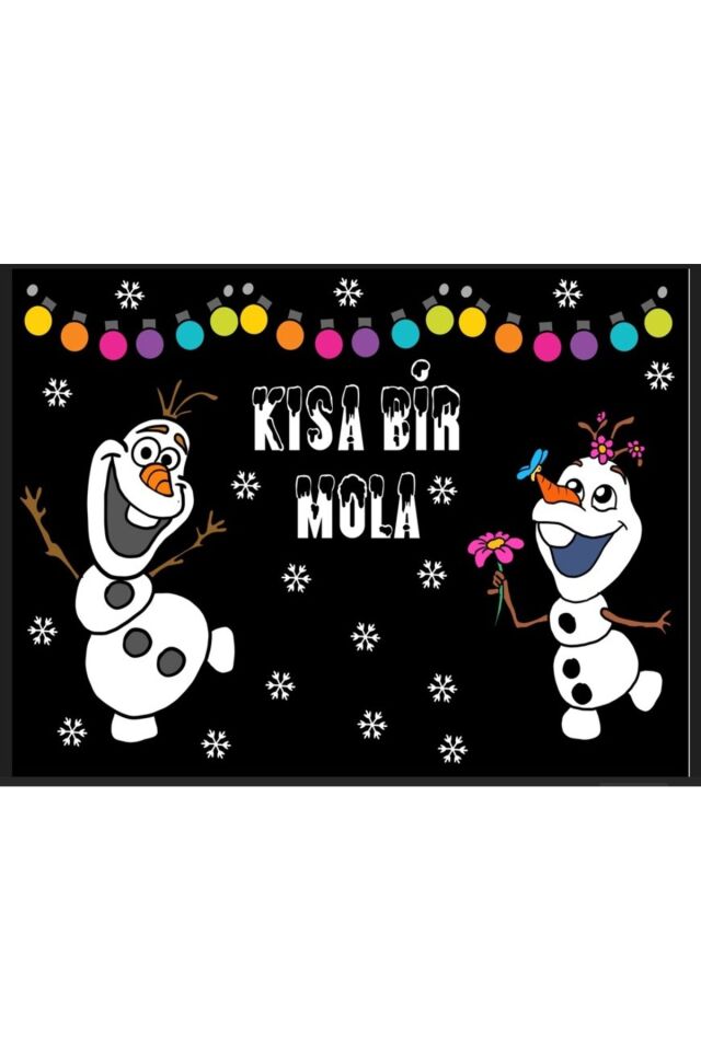Ara Tatil, Kısa Bir Mola, Kumaş Fon 200 X 200