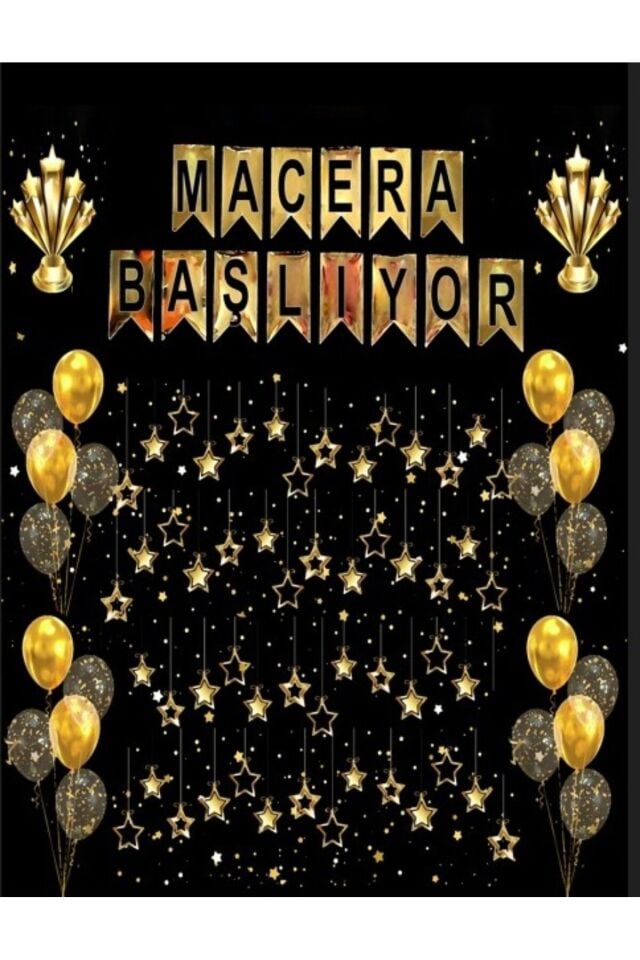 Macera Başlıyor,, Okul Etkinlik Kumaş Pano