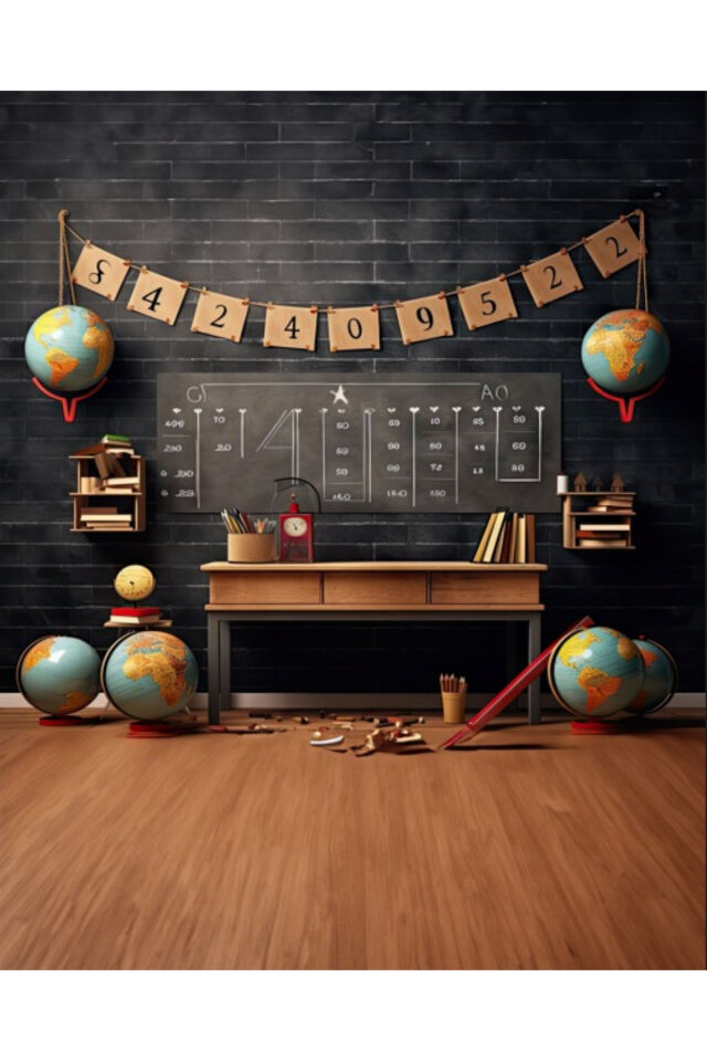 250x200 Cm EKLEME DİKİŞLİ Kumaş Okul Etkinlik Fon