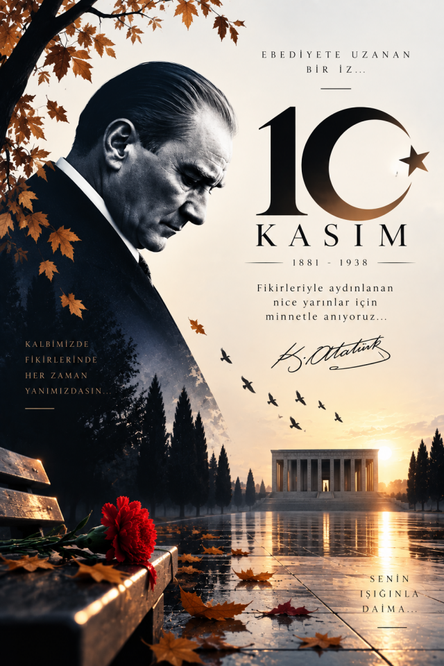 10 Kasım, Ebediyet Uzanan İz, Okul Etkinlik Kumaş Pano