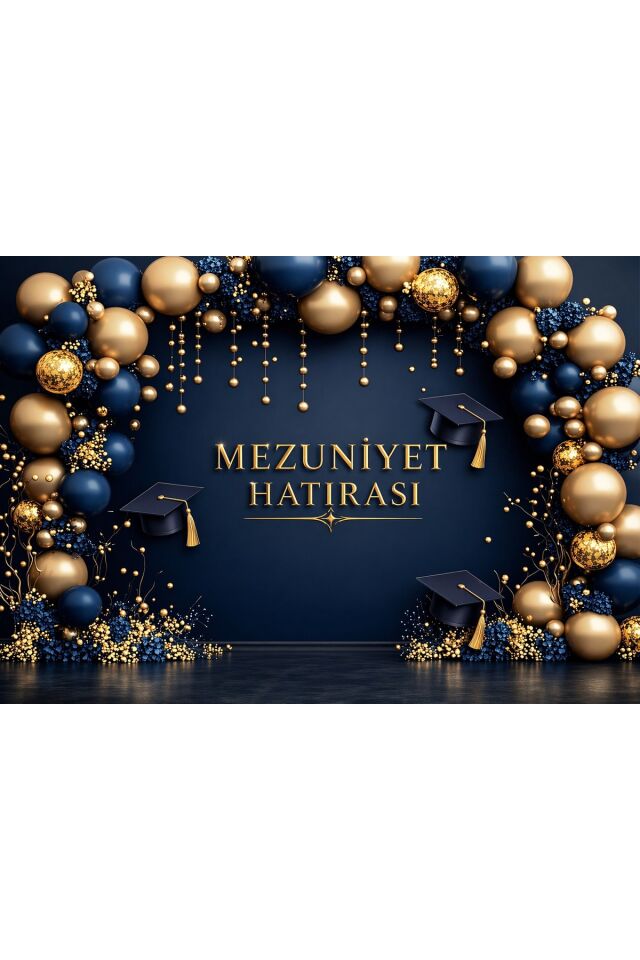 150x200 Cm Mezuniyet Hatırası Fonu Okul Etkinlik Fon