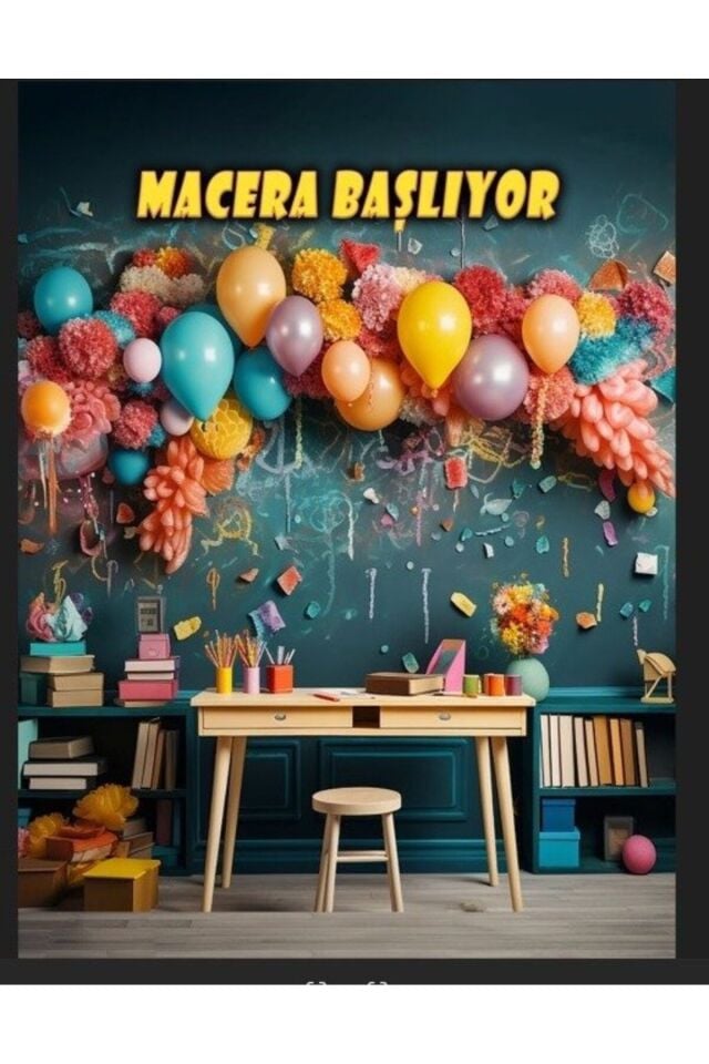 Macera Başlıyor, Okula Başlıyoruz, Yeni Bir Yıla Hazırız, Fotoğraf Çekimi, KumaşArkaFon150X200