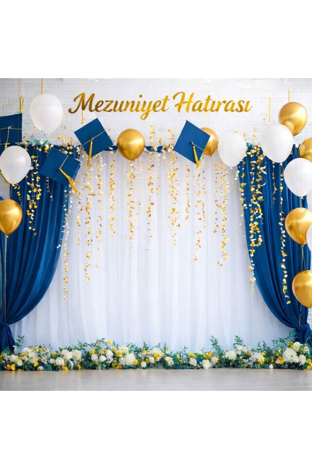 150x200 Cm Mezuniyet Hatırası Fonu Okul Etkinlik Fon