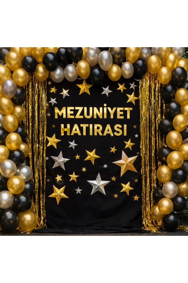 Mezuniyet Hatırası Okul Etkinlik Kumaş Fon 200X250 CM