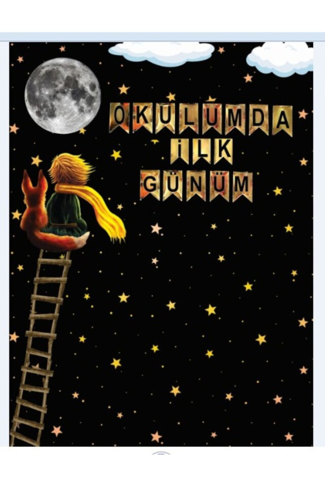 150x200 Cm Okulumda İlk Gün, Kumaş Okul Etkinlik Fon