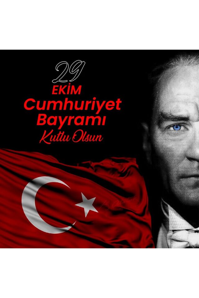 29 Ekim Cumhuriyet Bayramı, Okul Etkinlik Kumaş Fon 150x200