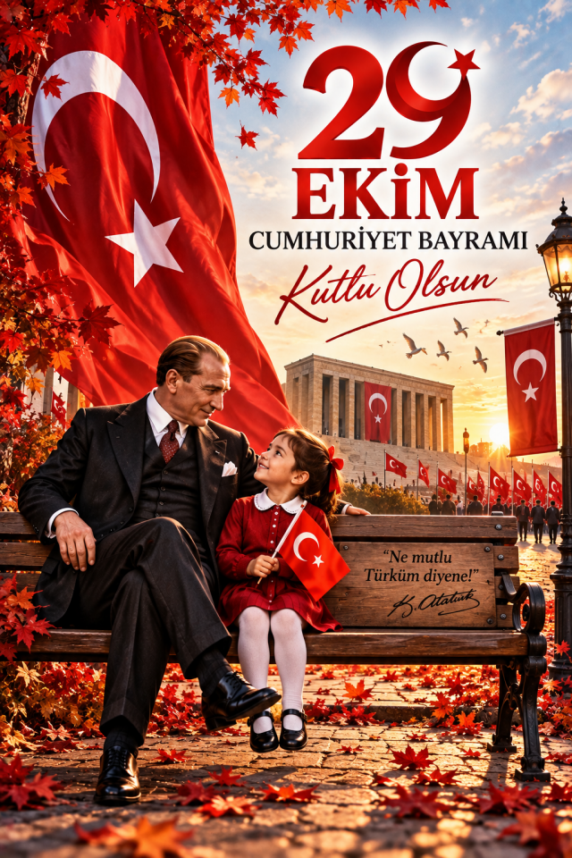 29 Ekim Cumhuriyet Bayramı, Okul Etkinlik Kumaş Pano