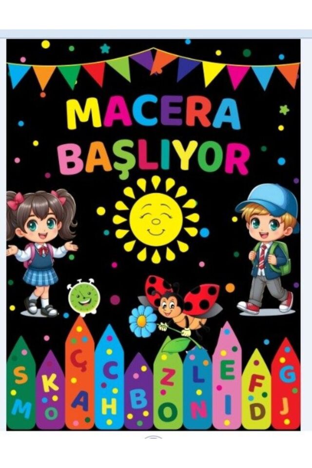 Macera Başlıyor, Okul Etkinlik Kumaş Fon 250x200 Ek Dikişli