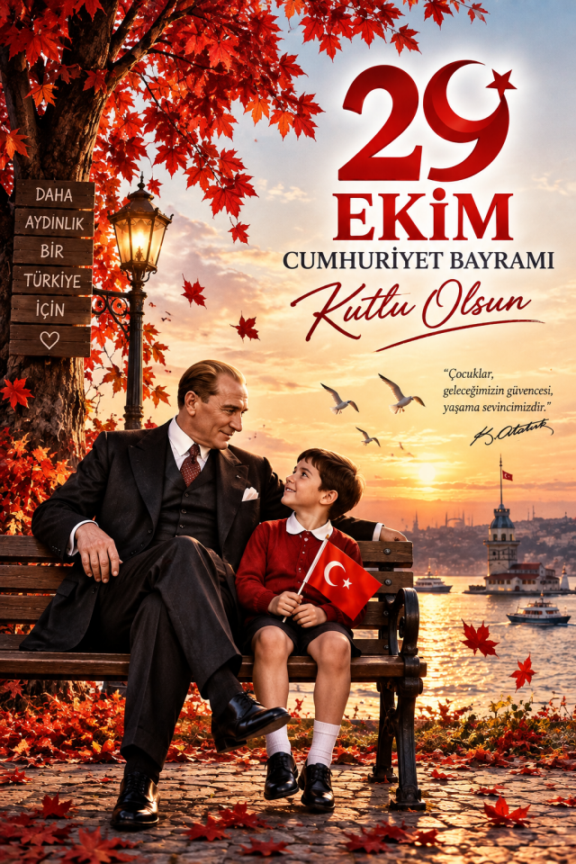 29 Ekim Cumhuriyet Bayramı, Okul Etkinlik Kumaş Pano
