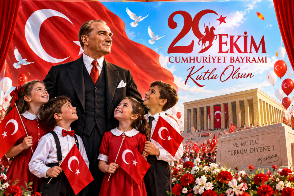29 Ekim Cumhuriyet Bayramı, Okul Etkinlik Kumaş Pano