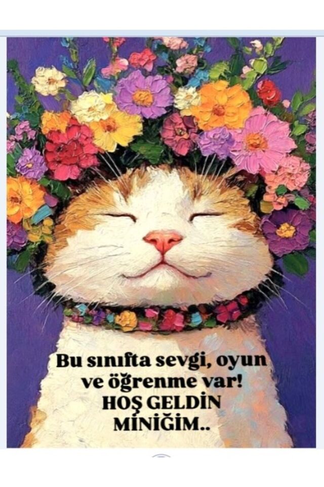 Sınıfına Hoşgeldin, Okul Etkinlik Kumaş Fon 150x200