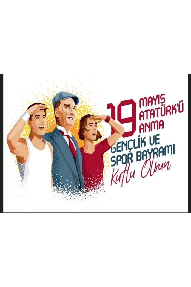 19 Mayıs Gençlik ve Spor Bayramı, Okul Etkinlik, Fotoğraf Çekimi,Kumaş Arka Fon 300x250 cm