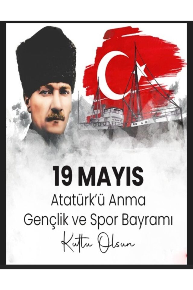 19 Mayıs Gençlik ve Spor Bayramı, Okul Etkinlik,Fotoğraf Çekimi,Kumaş Arka Fon 300x250 cm